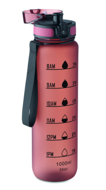 Logo trade promotional gift photo of: Sports water bottle RPET 1L