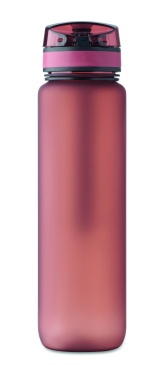 Logo trade promotional giveaways image of: Sports water bottle RPET 1L