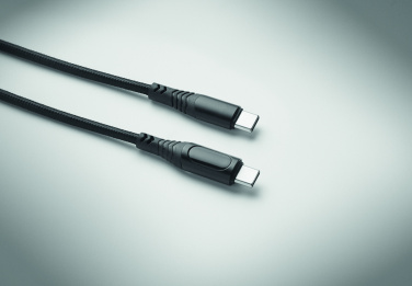 Logo trade business gifts image of: 100W charging cable type-C