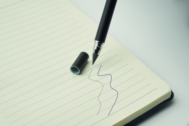 Logo trade business gift photo of: A5 notebook with phone holder