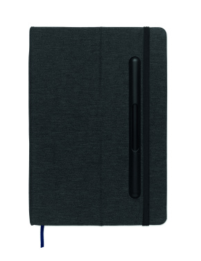 Logo trade advertising products picture of: A5 notebook with phone holder