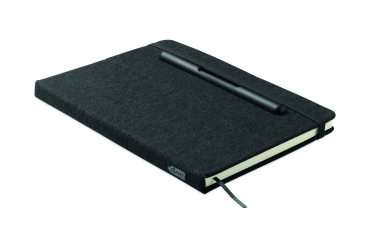 Logo trade advertising products picture of: A5 notebook with phone holder