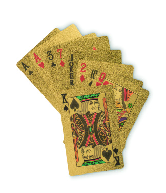 Logo trade corporate gifts image of: Waterproof playing cards