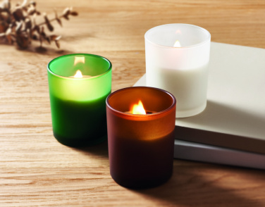 Logo trade promotional products picture of: Plant based wax candle 80 gr