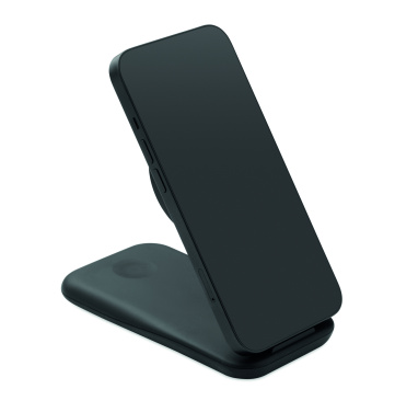 Logo trade promotional merchandise image of: 3 in 1 wireless charger 15W