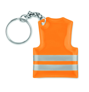 Logo trade promotional gift photo of: Key ring with reflecting vest Jekabpils