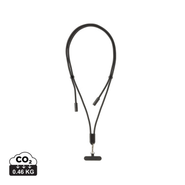 Logo trade promotional items image of: LoopAmp RCS RPET adjustable phone cord with 60W cable