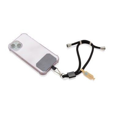 Logotrade advertising product picture of: CarryLoop RCS recycled PET adjustable phone holder wristlet