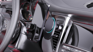 Logotrade advertising products photo of: PowerCruze RCS rplastic 15W magnetic charging car holder