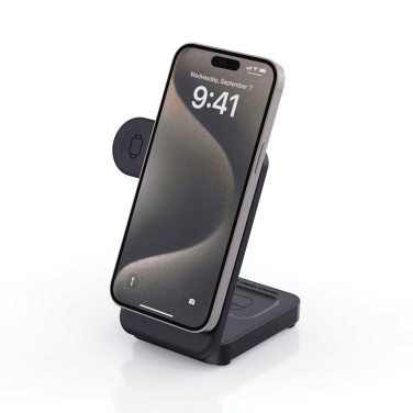 Logo trade advertising product photo of: Urban Vitamin Arcadia RCS rplastic 15W 3in1 magnetic charger