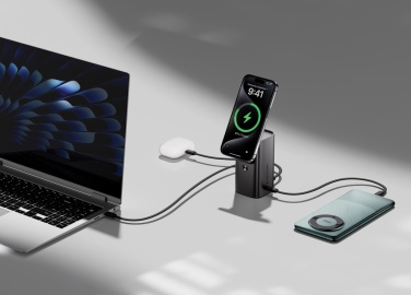 Logo trade promotional items image of: Urban Vitamin Sunnyvale 100W 15.000mAh magnetic powerbank