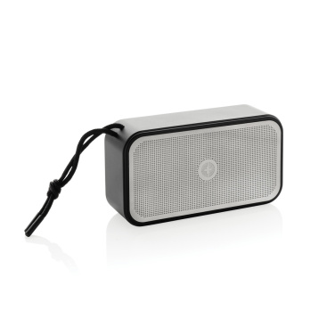 Logotrade promotional gift image of: Swiss Peak RCS recycled aluminium 10W bass speaker