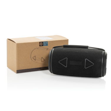 Logotrade business gift image of: Prisma RCS recycled plastic IPX 4 waterpoof 16W speaker