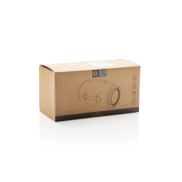 Logotrade promotional item image of: Prisma RCS recycled plastic IPX 4 waterpoof 16W speaker