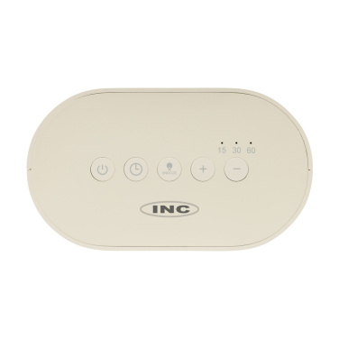 Logo trade promotional giveaways image of: LumaRise RCS reycled plastic white noise alarm clock