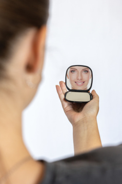 Logotrade business gift image of: Reflecta RCS recycled plastic make-up mirror