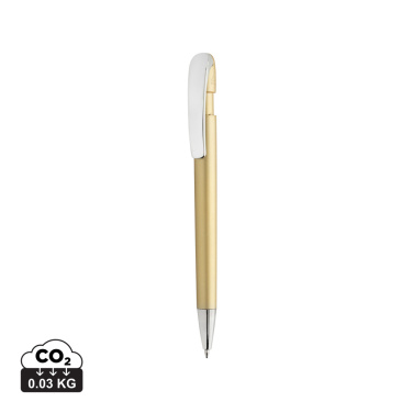 Logo trade corporate gifts image of: Glide GRS certified R-ABS Metal Clip Pen