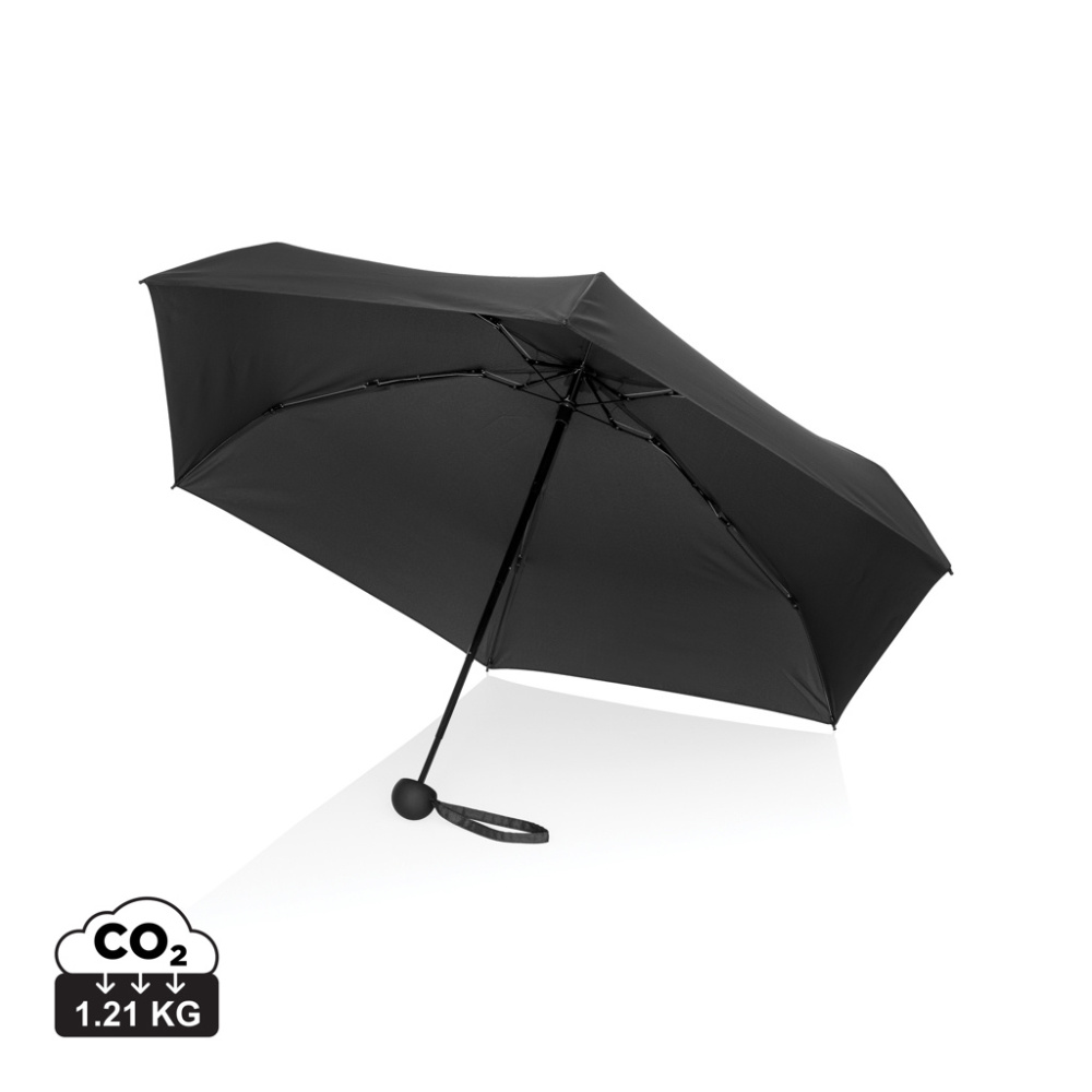 Logotrade promotional merchandise image of: 19.5" Aware™ RPET super mini manual 190T Pongee umbrella
