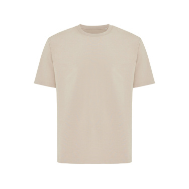 Logo trade promotional giveaway photo of: IQONIQ Nikko heavyweight recycled cotton t-shirt