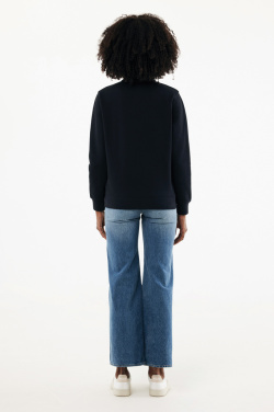 Logotrade business gift image of: IQONIQ Elgon recycled cotton quarter zip sweater