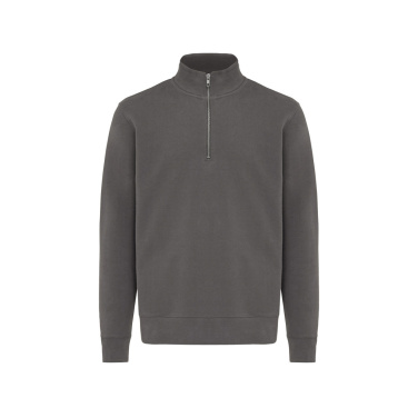 Logotrade business gift image of: IQONIQ Elgon recycled cotton quarter zip sweater
