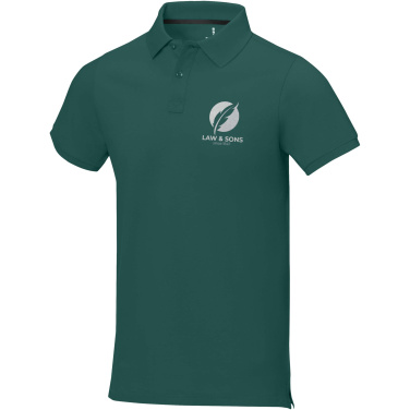 Logo trade corporate gifts image of: Calgary short sleeve men's polo