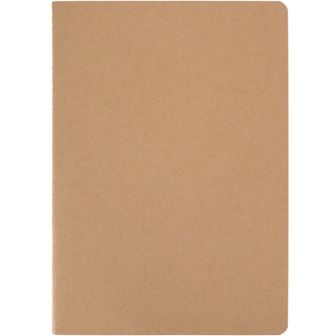Logo trade advertising product photo of: Slyk A5 kraft cahier notebook with ruled pages