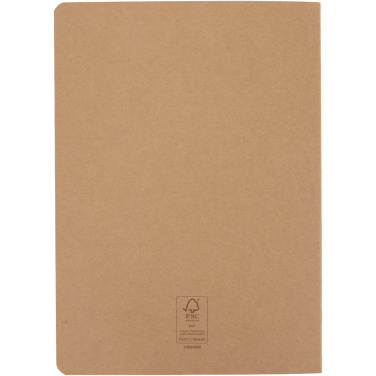 Logotrade promotional items photo of: Slyk A5 kraft cahier notebook with ruled pages