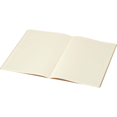 Logotrade promotional product picture of: Slyk A5 kraft cahier notebook with ruled pages
