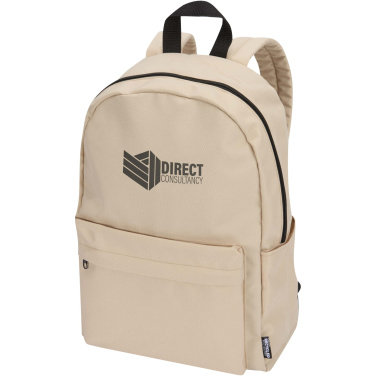 Logo trade corporate gifts picture of: Byron 14" GRS recycled city laptop backpack 16L