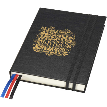 Logo trade advertising products image of: Alder A5 hard cover notebook