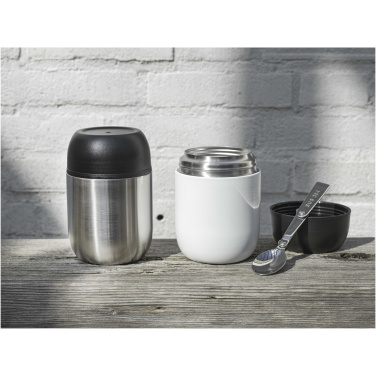 Logo trade promotional giveaways image of: Supo 480 ml double-walled recycled stainless steel lunch pot