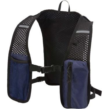 Logo trade promotional merchandise image of: Nomad GRS recycled running vest hydration pack 5L