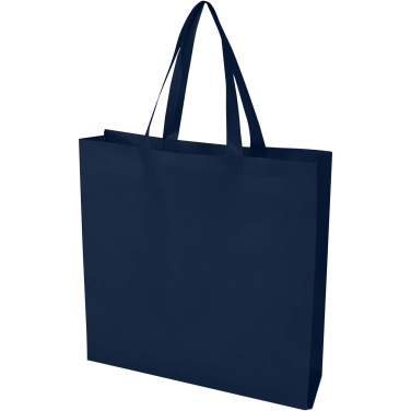 Logo trade advertising product photo of: EcoSeal GRS recycled nonwoven gusset tote bag 12L
