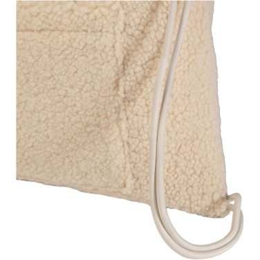 Logotrade promotional gift picture of: Bear GRS recycled sherpa drawstring backpack 9L