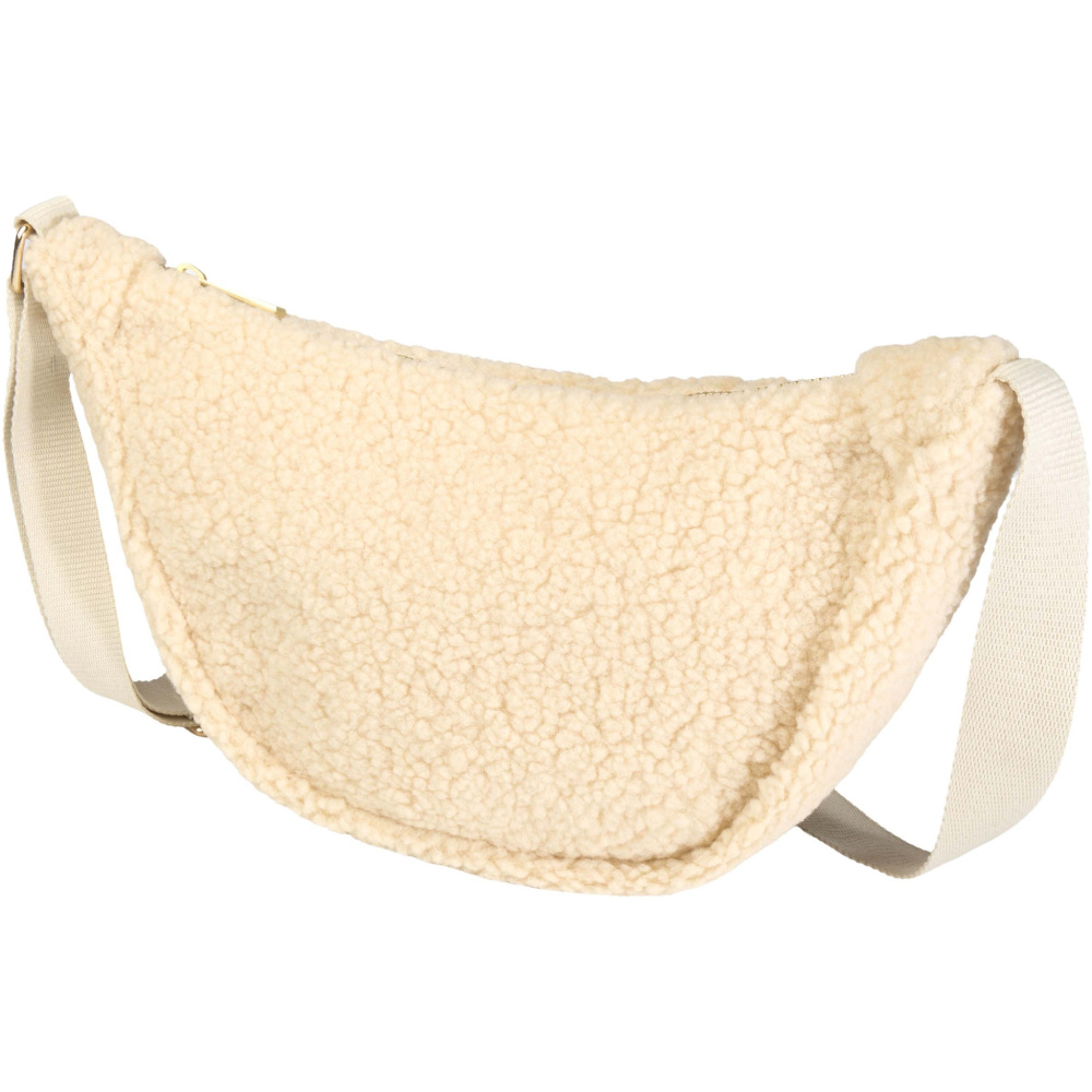 Logotrade promotional giveaway image of: Bear GRS recycled sherpa crossbody bag 3L