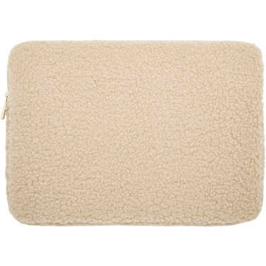 Logo trade promotional giveaways image of: Bear 13" GRS recycled sherpa laptop sleeve 2L