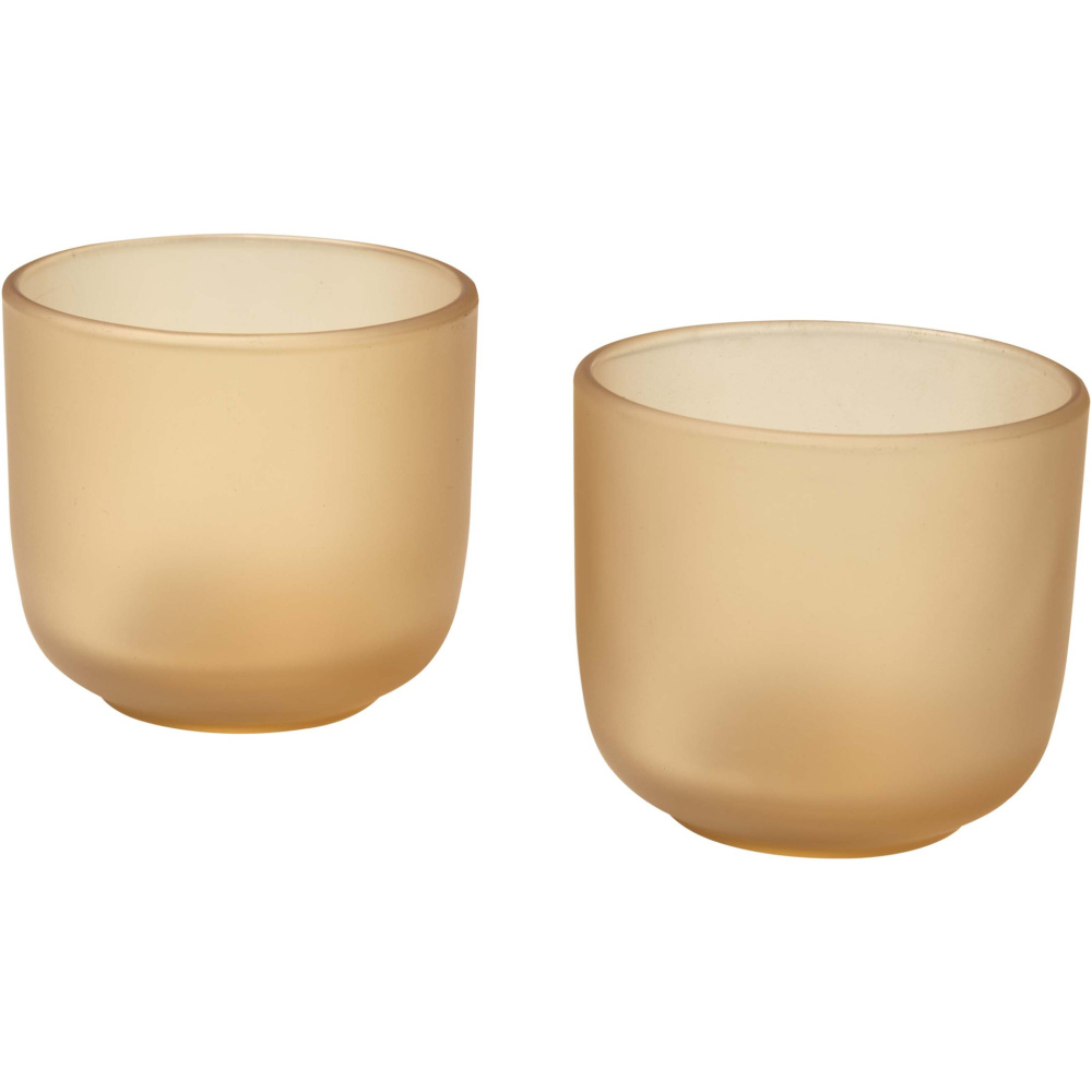 Logo trade corporate gifts image of: Male 200 ml glass cups - set of 2
