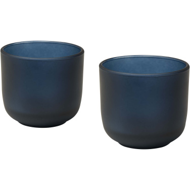 Logo trade advertising product photo of: Male 200 ml glass cups - set of 2