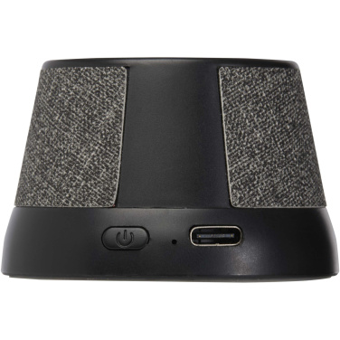 Logo trade promotional giveaways image of: Horna 3W recycled plastic magnetic wireless speaker