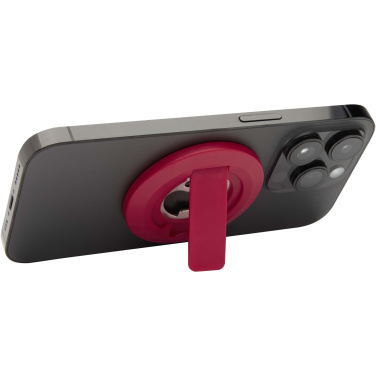 Logo trade promotional item photo of: Ain recycled plastic magnetic phone stand with bottle opener 