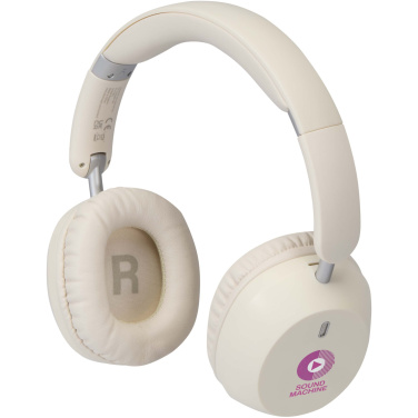 Logotrade promotional item picture of: Hoggar recycled plastic over-ear foldeable ANC and ENC headphones