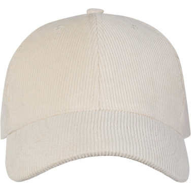 Logo trade promotional items image of: Hutton 6 panel recycled corduroy cap