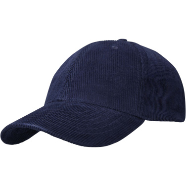Logotrade promotional merchandise image of: Hutton 6 panel recycled corduroy cap
