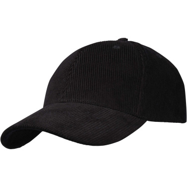 Logotrade promotional gift image of: Hutton 6 panel recycled corduroy cap
