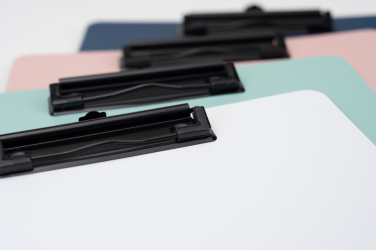 Logo trade promotional giveaways picture of: Writing pad with clip