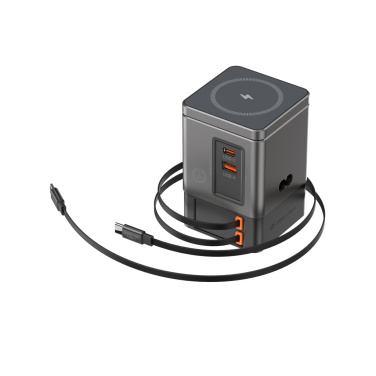 Logotrade promotional gift image of: Urban Vitamin Sacramento 105W GAN charger+retractable cables