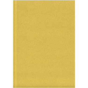 Logo trade promotional items image of: Novella Austen A5 metallic soft cover notebook - 100 sheets