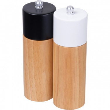 Logo trade promotional merchandise photo of: Salt & pepper mill set DAKAR