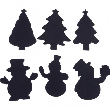 Logo trade promotional gift photo of: Scratch-off Christmas ornaments SOUTH POLE